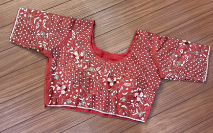 Readymade Blouse Red  | SSRB316