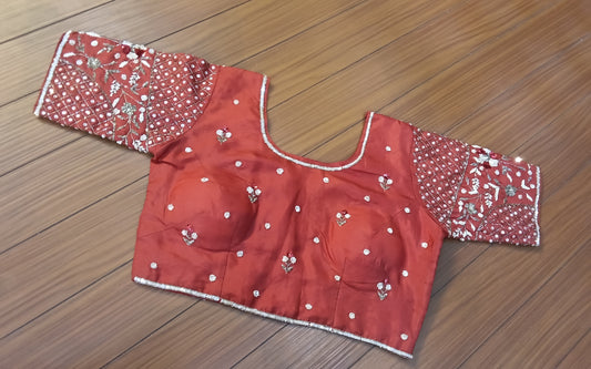 Readymade Blouse Red  | SSRB316