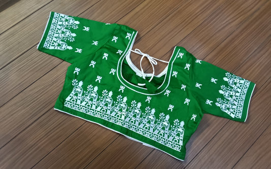 Readymade Blouse Green  | SSRB316