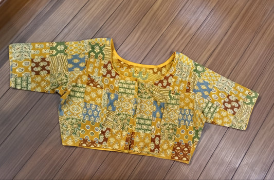 Readymade Blouse Yellow | SSRB316