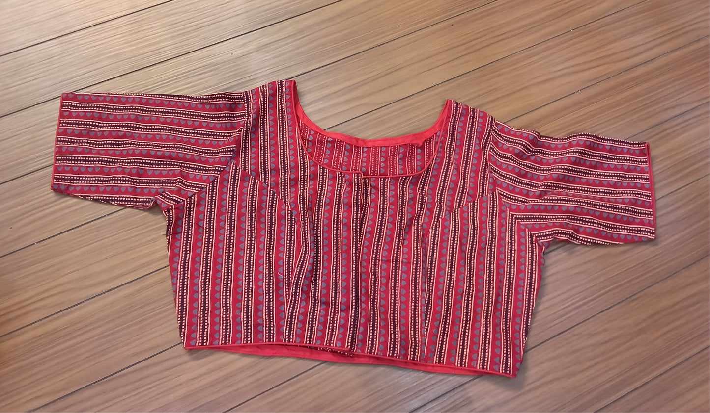 Readymade Blouse Red | SSRB316