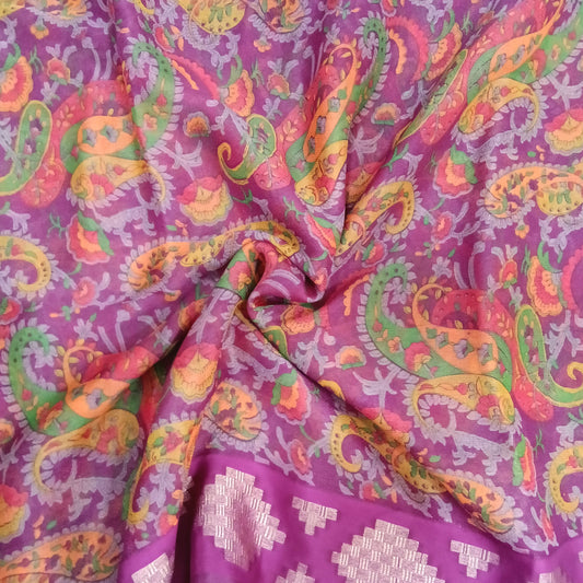 Kalamkari Printed Saree | SSKP356