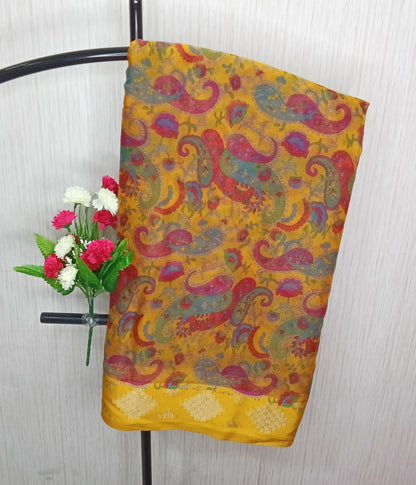 Kalamkari Printed Saree | SSKP356
