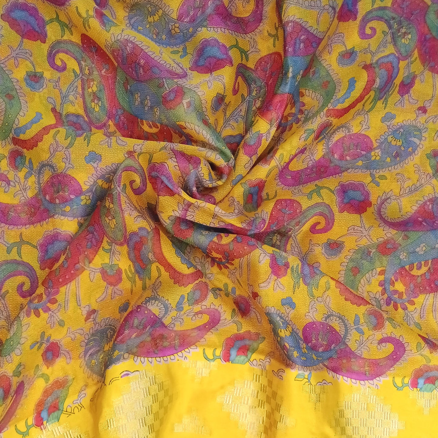 Kalamkari Printed Saree | SSKP356