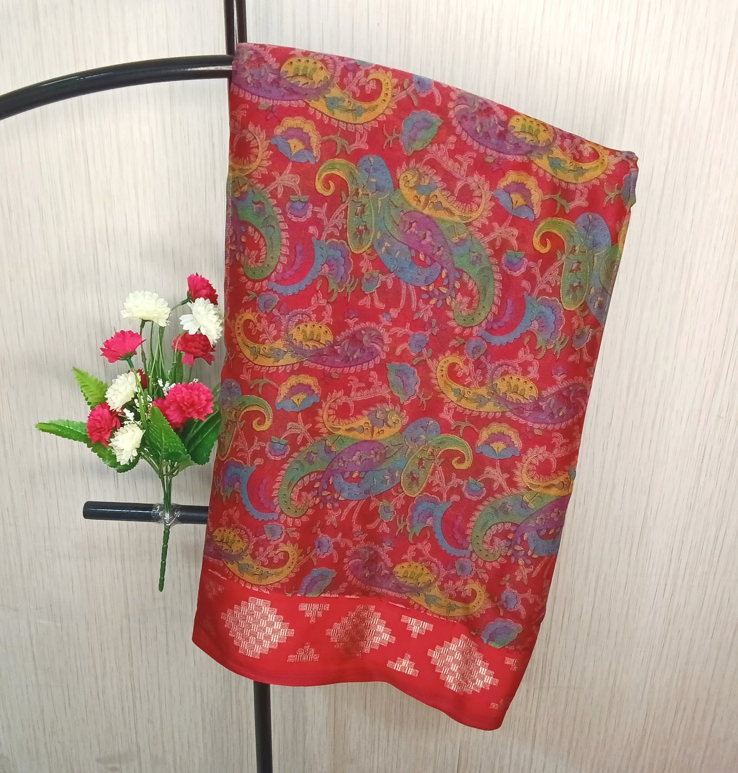 Kalamkari Printed Saree | SSKP356
