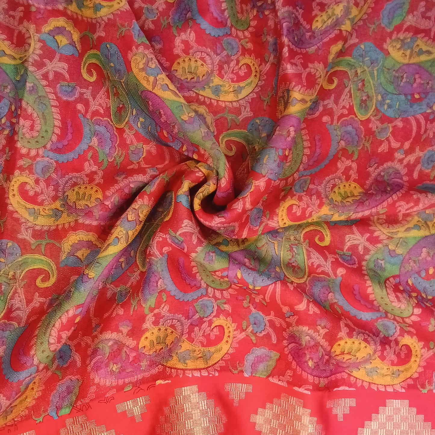Kalamkari Printed Saree | SSKP356