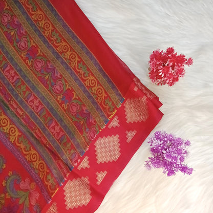 Kalamkari Printed Saree | SSKP356