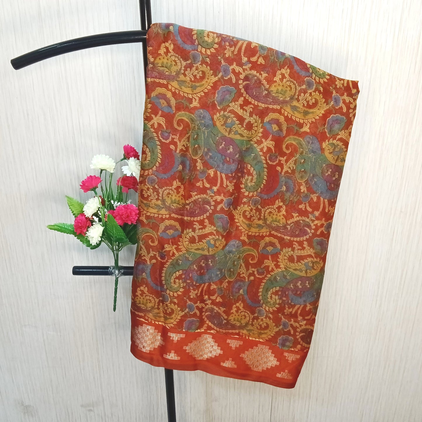 Kalamkari Printed Saree | SSKP356