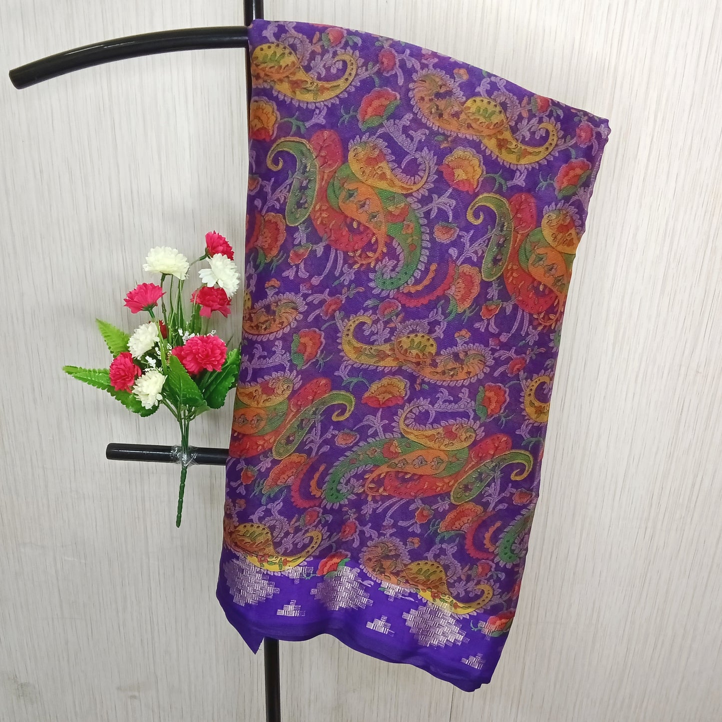 Kalamkari Printed Saree | SSKP356