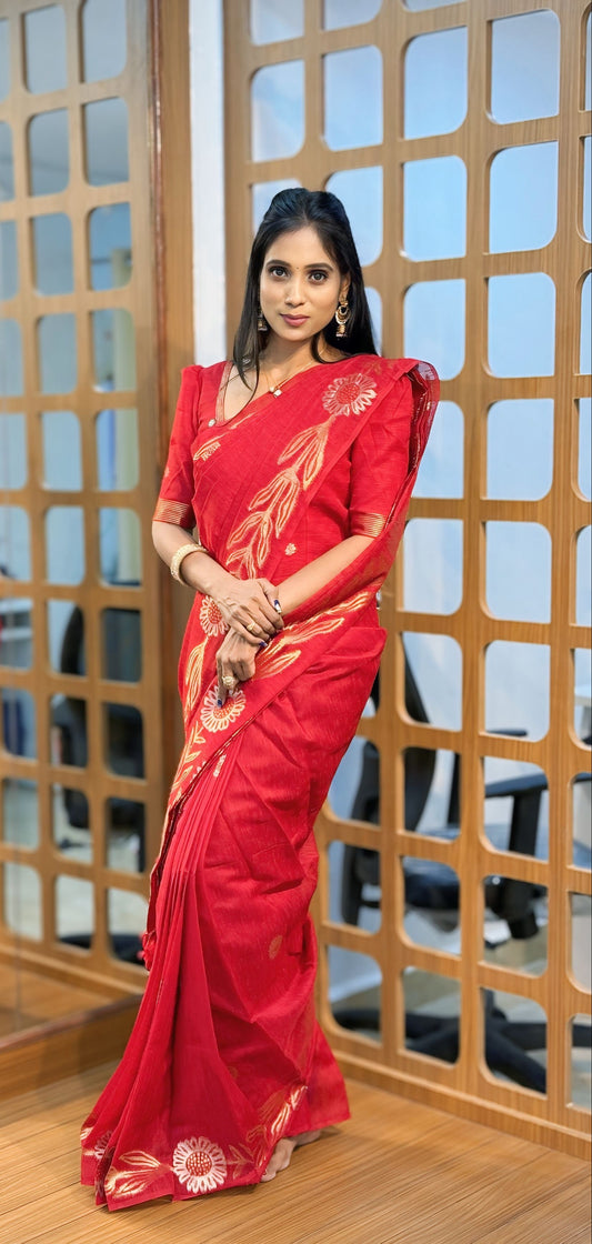 Linen Silk Saree | SSLS277