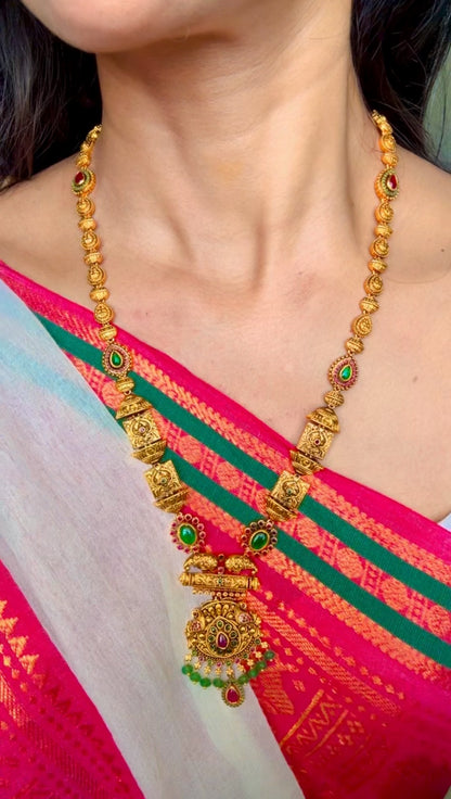 Antique Longsara Kundhan & Kemp Set | SSTK026