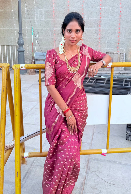 Tussar Silk Saree | SSTS197