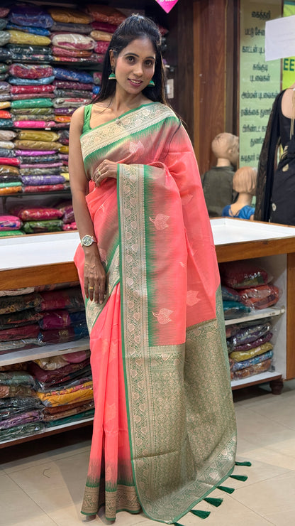 Royal Radiance Zari Weaving Work Saree | SSVG345