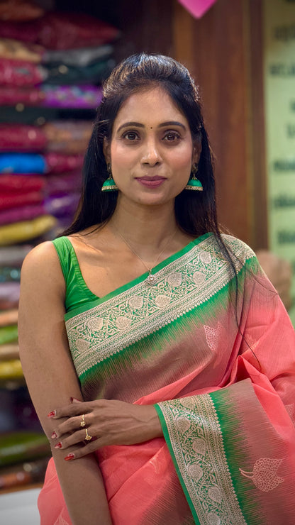 Royal Radiance Zari Weaving Work Saree | SSVG345