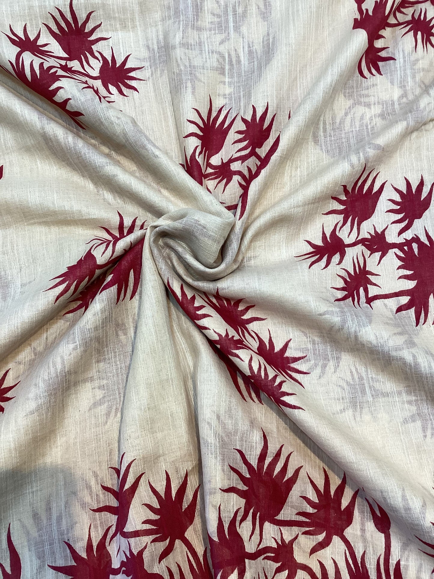 Premium Linen Cotton Saree | SSFT241