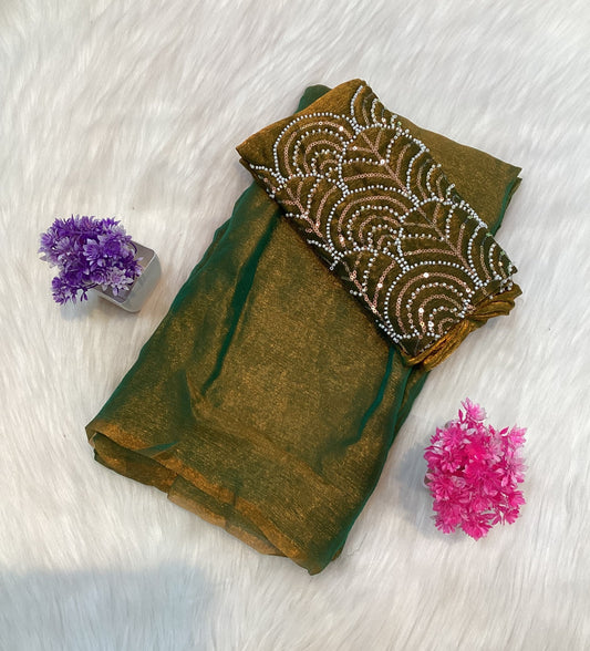 Fancy Glamour Silk Saree | SSFG246