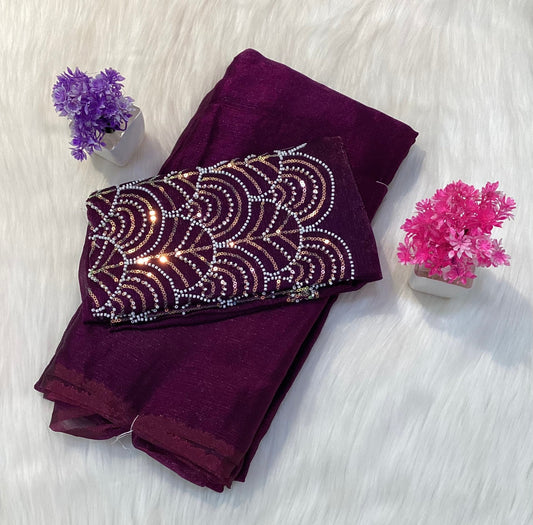Fancy Glamour Silk Saree | SSFG246