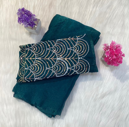 Fancy Glamour Silk Saree | SSFG246