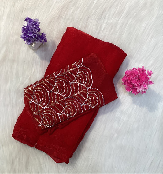 Fancy Glamour Silk Saree | SSFG246