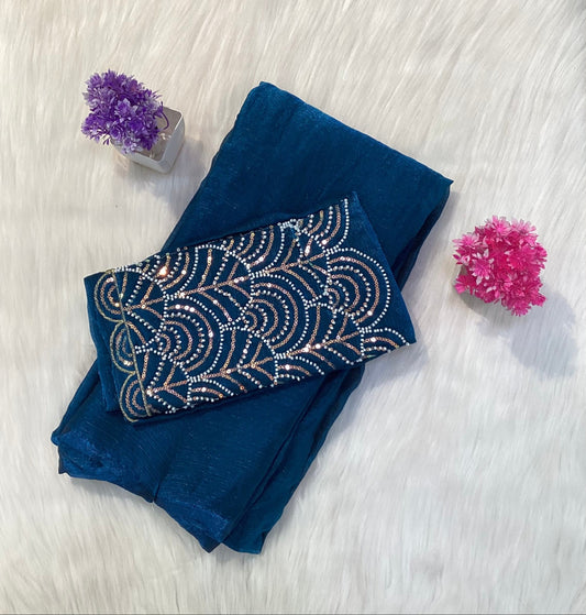 Fancy Glamour Silk Saree | SSFG246