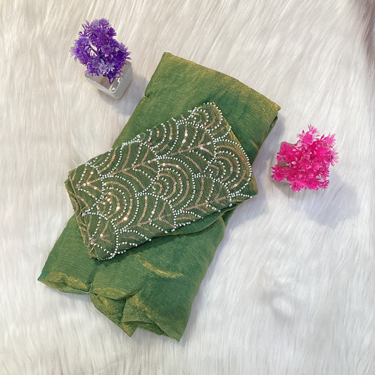 Fancy Glamour Silk Saree | SSFG246