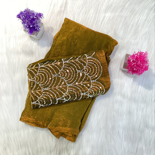 Fancy Glamour Silk Saree | SSFG246