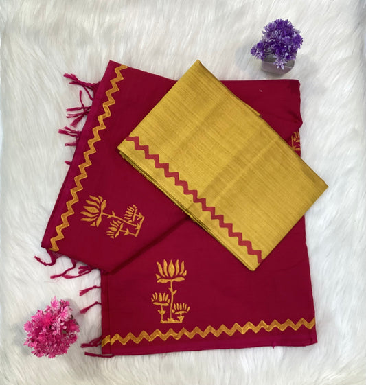 Poly Cotton Saree | SSPC260