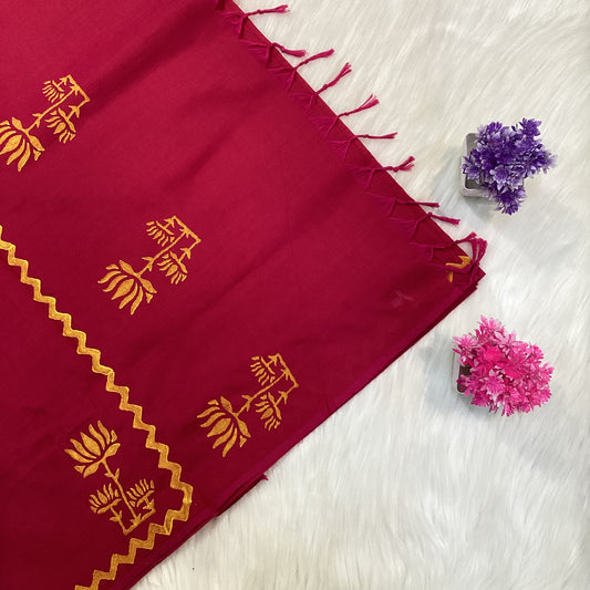 Poly Cotton Saree | SSPC260
