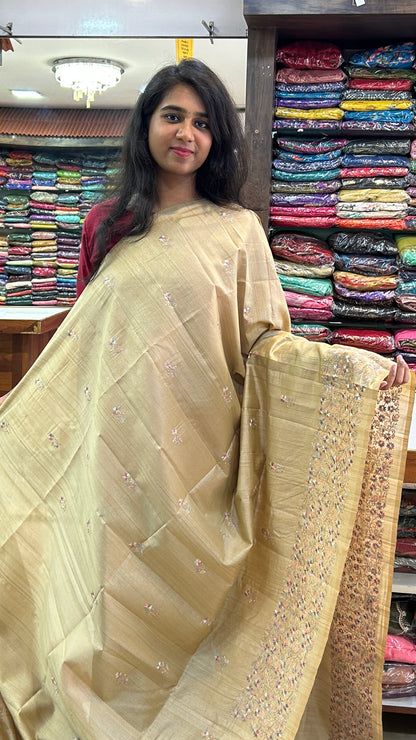 Tissue Kota Embroidery Saree | SSBS342