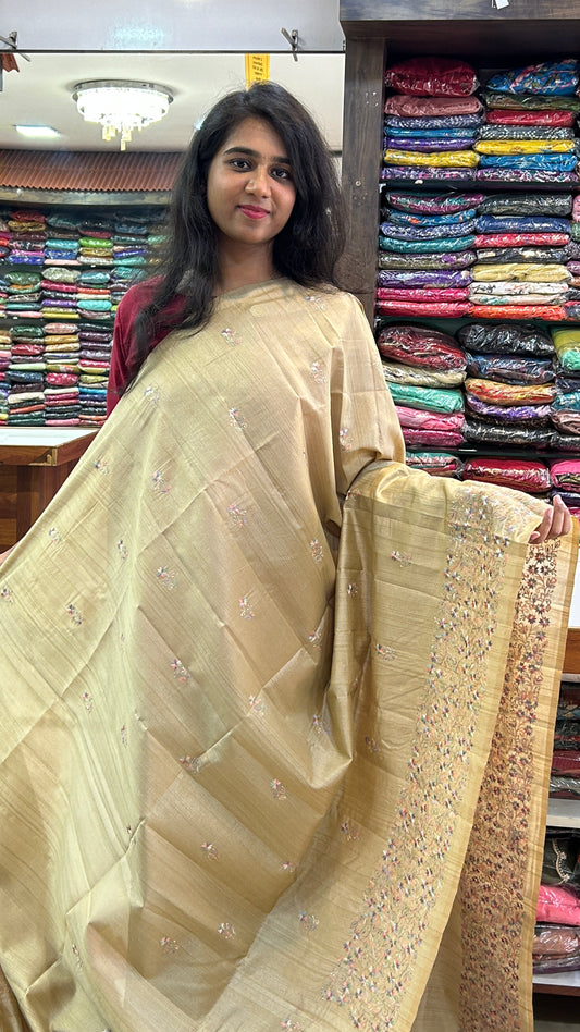 Tissue Kota Embroidery Saree | SSBS342