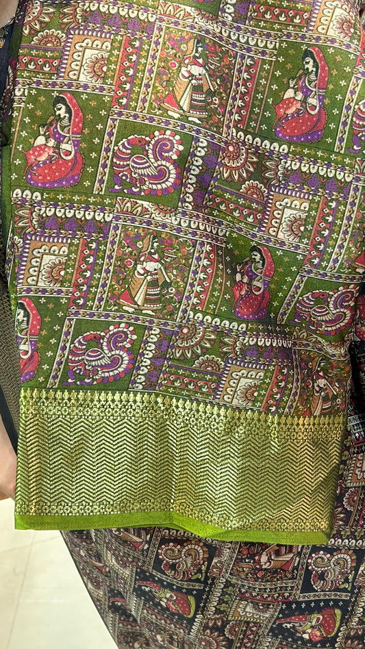 Kutchi Royal Vintage Gharchola Saree | SSVG343