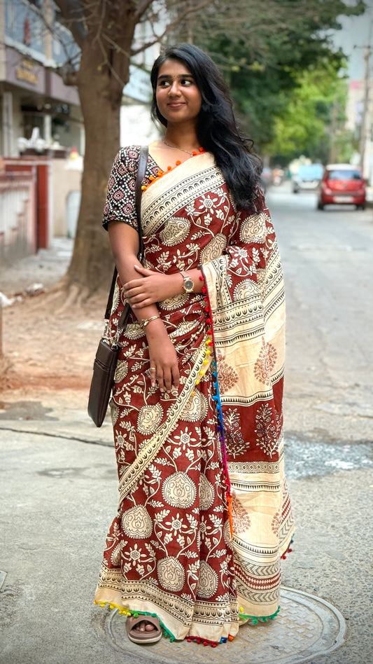 Pom Pom Saree | SSPS346
