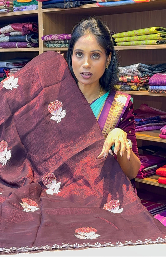 Fancy Work Saree | SSFW268