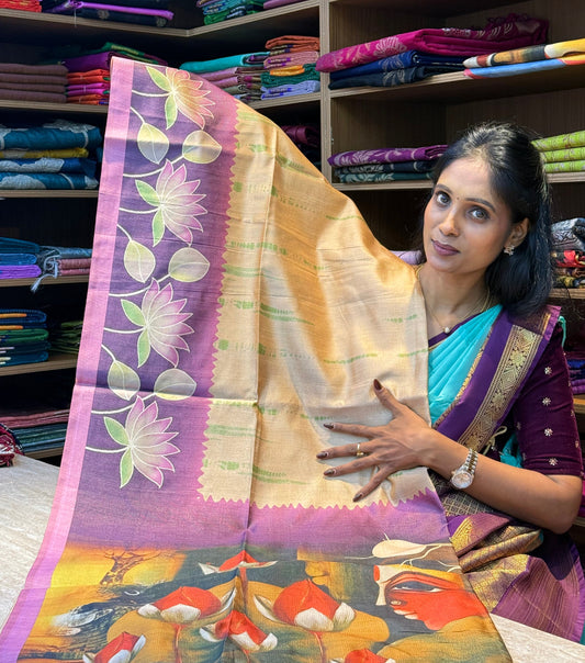 Linen Silk Saree | SSLS267