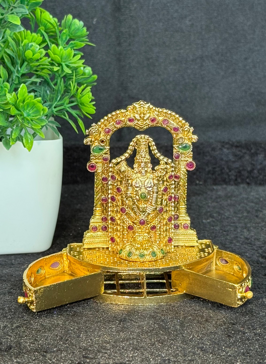 Lord Balaji Kumkum Box | SSLB020