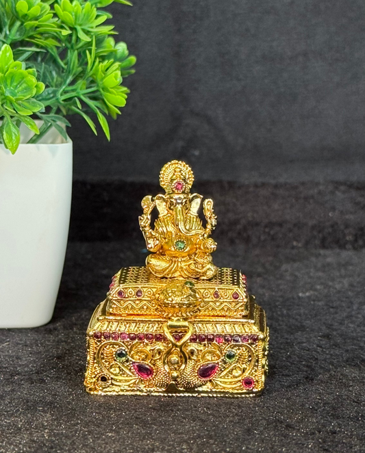 Lord Ganesha Kumkum Box | SSLG019