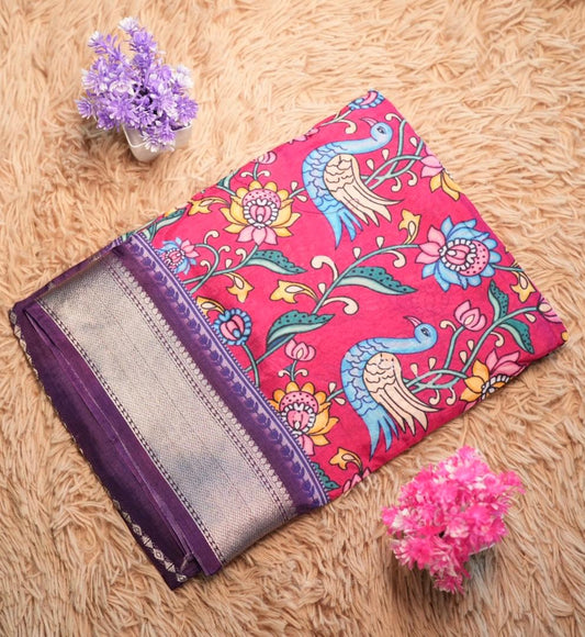 Floral Viscous Saree | SSDS170