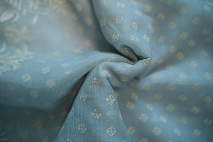 Crush Embroidary Saree | SSES176