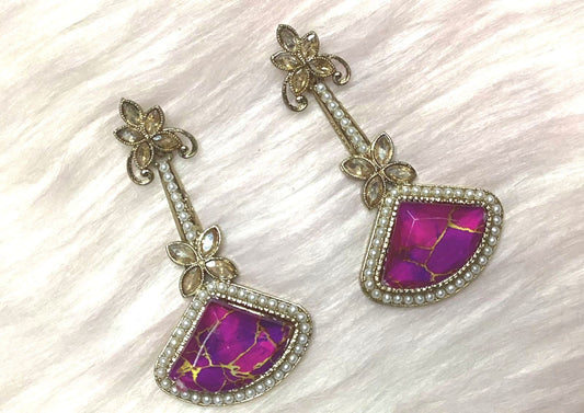 Ornate Dangle Earrings | SSHK237