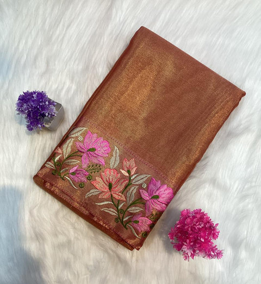 New Fancy Tissue Saree | SSFT240