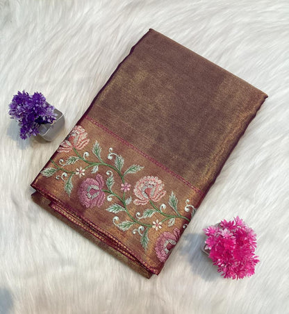 New Fancy Tissue Saree | SSFT240