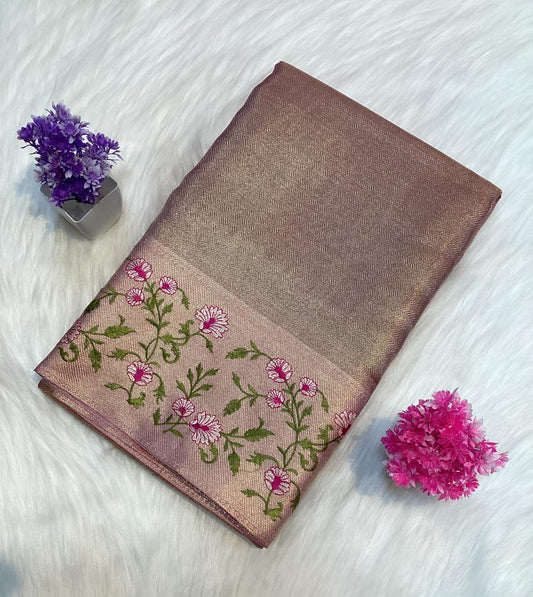 New Fancy Tissue Saree | SSFT240