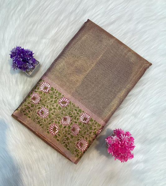 New Fancy Tissue Saree | SSFT240