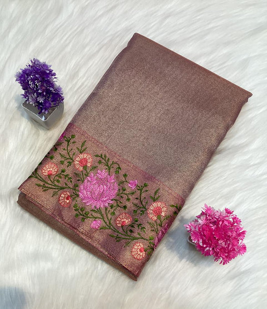 New Fancy Tissue Saree | SSFT240