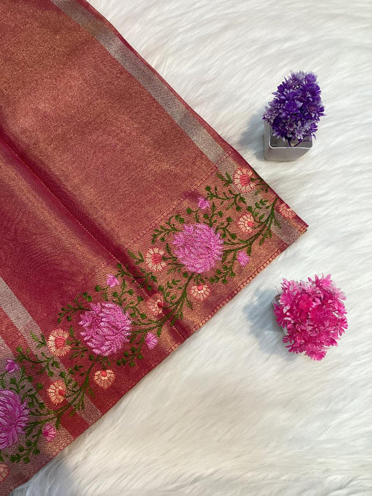New Fancy Tissue Saree | SSFT240
