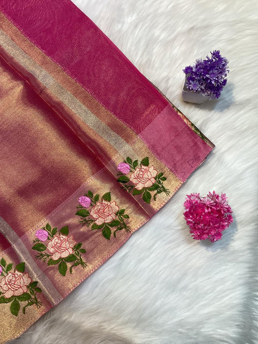 New Fancy Tissue Saree | SSFT240