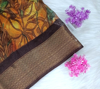 Dola Floral Pattern Saree | SSDF281