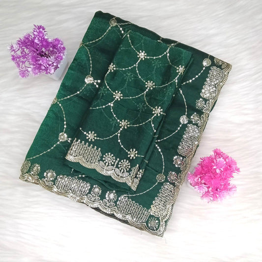 Designer Space Silk Saree | SSDS282