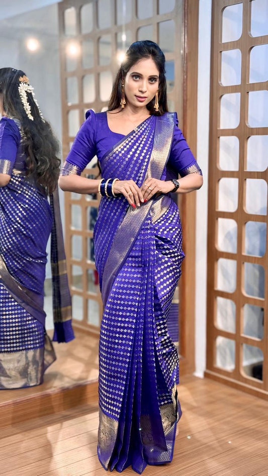 Hip Open Zip & Go Saree | SSHP308