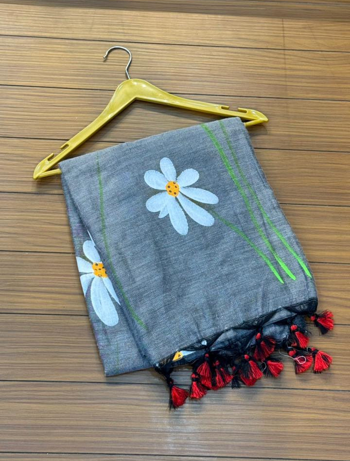 Sunflower Handloom Cotton Saree | SSKC369